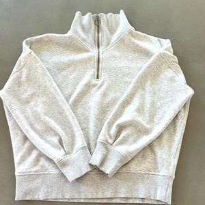 ATHLETA Fleece Collard Quarter Zip